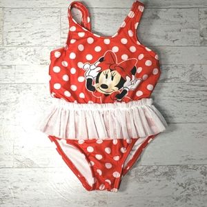 Disney Baby Minnie Mouse Swimsuit Polka Dots